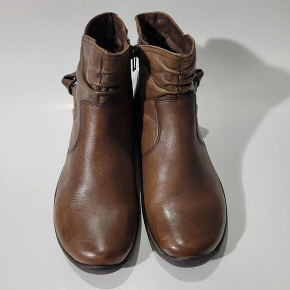 Earth Womens Brown ANKLE BOOTS SZ 8B - Picture 2 of 9